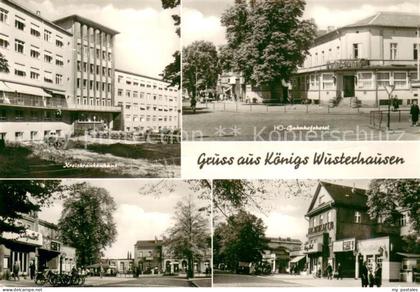 Koenigs-Wusterhausen Kreiskrankenhaus HO Bahnhofshotel Filmtheater