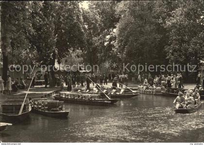 Luebbenau Spreewald Wasserstrasse Kahnabfahrtsstelle
