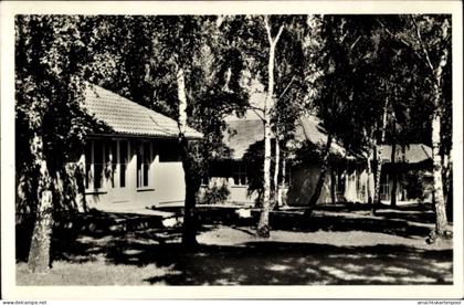 Photo CPA Wustermark in Brandenburg, Olympisches Dorf, Wohnhäuser im Birkenwald