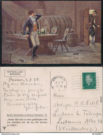 Ansichtskarte Bremen Ratskeller Bremen - Gemälde 1929
