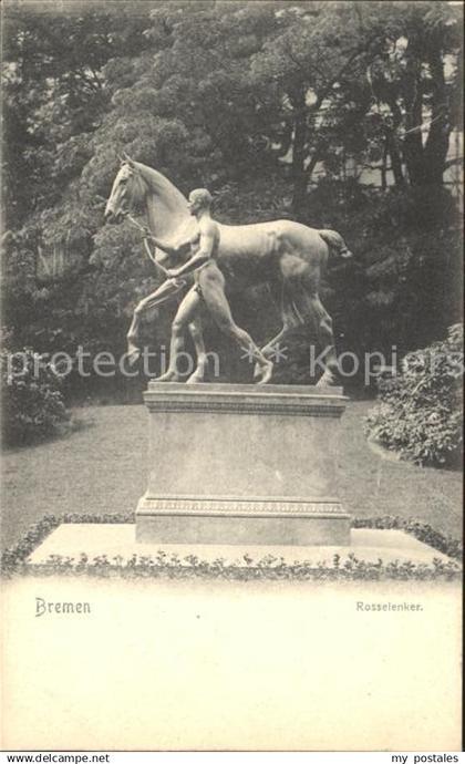 Bremen Rosslenker Statue