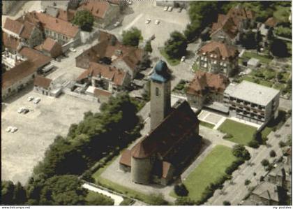 Bretten Baden Bretten St. Laurentius Kirche Altenheim Fliegeraufnahme