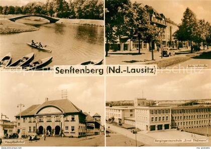 Senftenberg Niederlausitz Paddelstation Bahnhofstrasse Bergingneurschule Ernst T