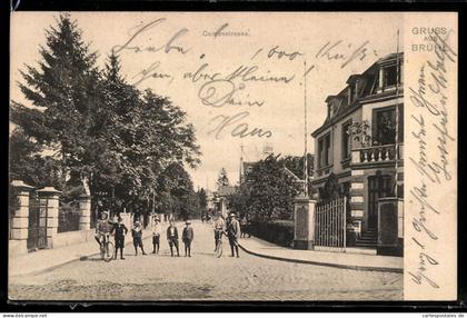 AK Brühl, Partie in der Comesstrasse