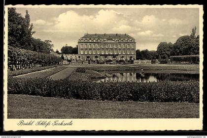 AK Brühl, Schloss, Parkseite