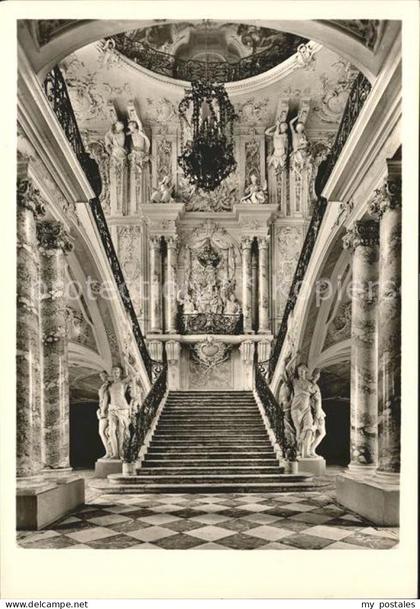 Bruehl Schloss Bruehl Treppenaufgang