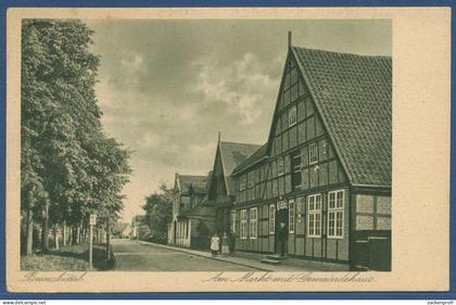 Brunsbüttel Am Markt mit Gemeindehaus, gelaufen 1944 als Feldpost (AK5463)