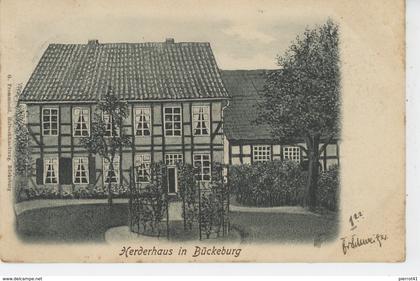 ALLEMAGNE - Herderhaus in BÜCKEBURG