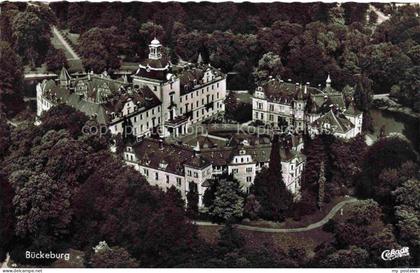 Bueckeburg Schaumburg Niedersachsen Schloss Bueckeburg Park Luftbild Schlossanla