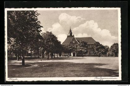 AK Bünde i. W., Blick zum Realgymasium