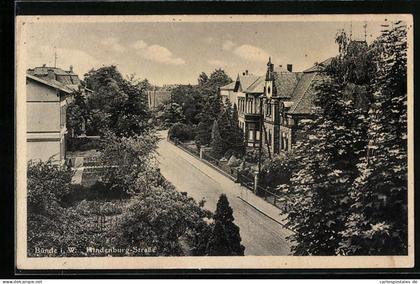 AK Bünde i. W., Hindenburg Strasse