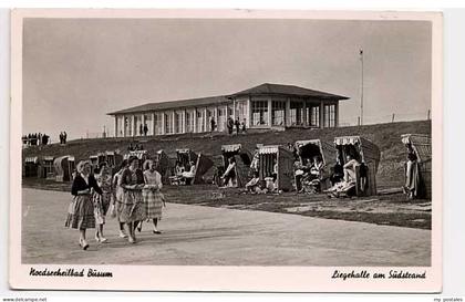 Buesum Nordseebad Buesum Liegehalle Strand x 1956