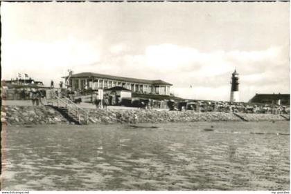 Buesum Nordseebad Buesum Liegehalle ungelaufen ca. 1955