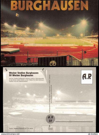 Ansichtskarte Burghausen Wacker Fussball Stadion Burghausen 2003