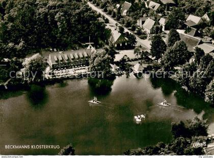 Neukloster Niederelbe Beckmanns Klosterkrug Fliegeraufnahme