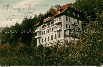 Calw Schwarzwald BW Erholungsheim Libanon