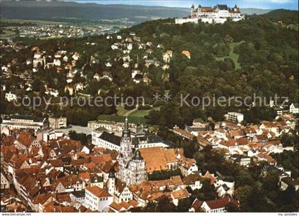 Coburg mit Veste Coburg Fliegeraufnahme