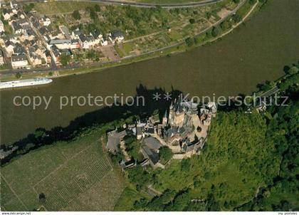 Cochem Mosel Reichsburg Cochem Fliegeraufnahme