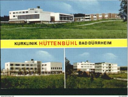 Bad  Duerrheim Bad Duerrheim Klinik Huettenbuehl x 1981