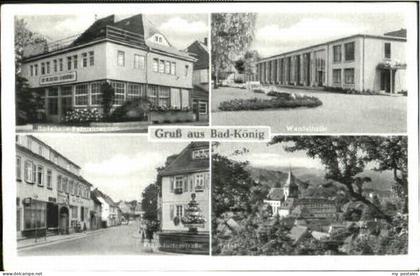 Bad -Koenig Bad-Koenig Wandelhalle Brunnen x 1960