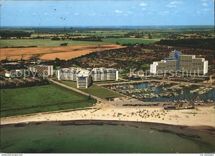 Damp Freizeitzentrum Sportzentrum damp 2000 Hafen Fliegeraufnahme