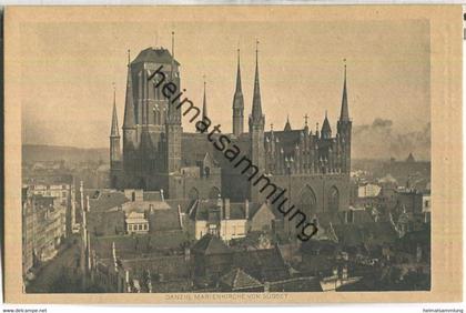 Danzig - Marienkirche - Foto Gottheil & Sohn Danzig - Verlag Danziger Verlagsgesellschaft mbH Danzig
