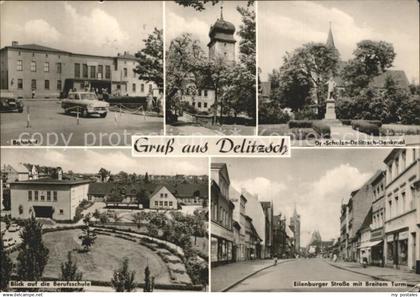 Delitzsch Bahnhof Dr Schulze Delitzsch Denkmal Eilenburger Strasse Breiter Turm