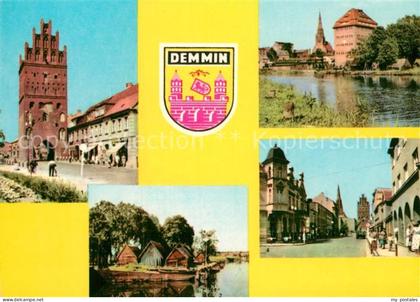 Demmin Mecklenburg Vorpommern Luisentor Fischerhaeuser Clara-Zetkin-Strasse