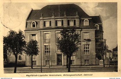 Detmold, Westfälische-Lippische Vereinsbank, AG Detmold, 1914