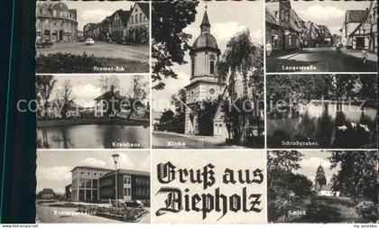 Diepholz Bremer-Eck Langestrasse Schloss