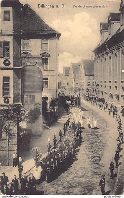 Deutschland - DILLINGEN - Fronlelchnamsprocession