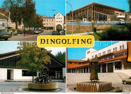 Dingolfing Marienplatz Schwimmbad Caprima Eishalle Rathaus