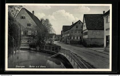 AK Ditzingen, Partie an der Glems