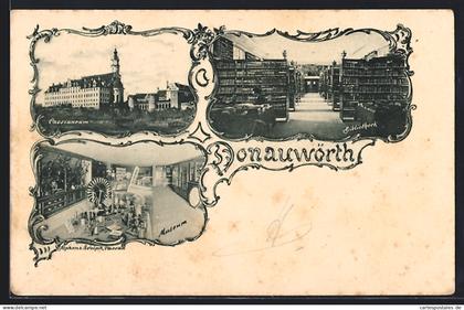 AK Donauwörth, Museum, Passianeum, Bibliothek