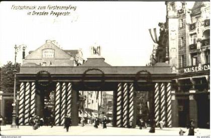 DRESDEN Elbe Hotel Saxe ungelaufen ca. 1955