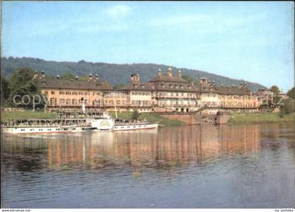 Pillnitz Schloss Pillnitz Elbansicht Fahrgastschiff