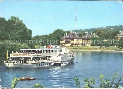 Pillnitz Schloss Pillnitz Fernsehturm Motorschifff