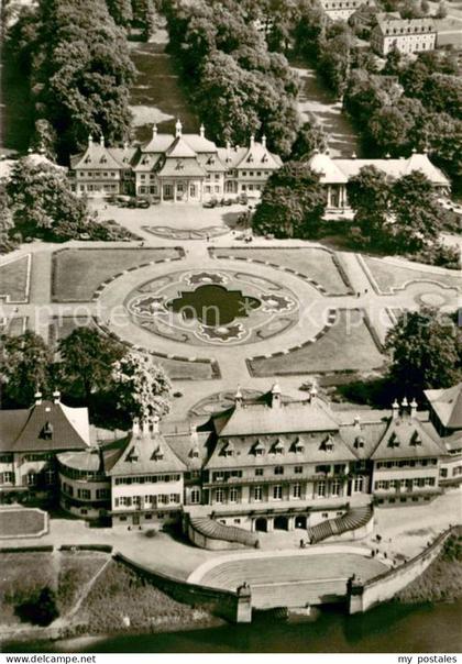 Pillnitz Schloss Pillnitz Fliegeraufnahme
