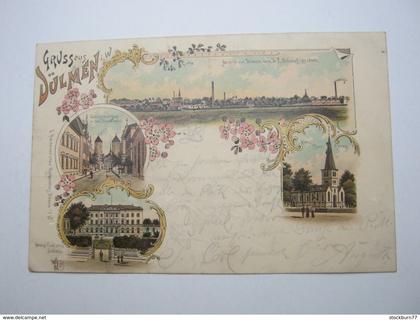 DÜLMEN    ,  Schöne Karte um 1898