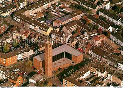 Dueren Rheinland Anna-Kirche Fliegeraufnahme