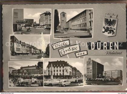 Dueren Rheinland Rathaus u.Oberstrasse