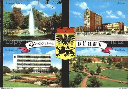Dueren Rheinland Stadthalle Rathaus