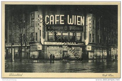 Düsseldorf - Cafe Wien bei Nacht