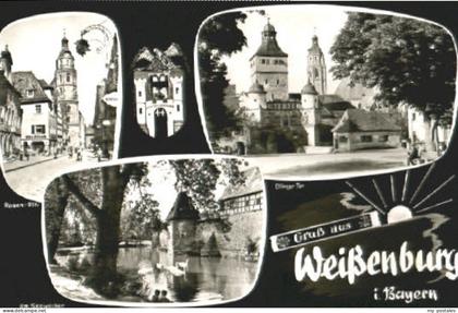Weissenburg Bayern Weissenburg Bayern Rosenstrasse Ellinger Tor Weiher