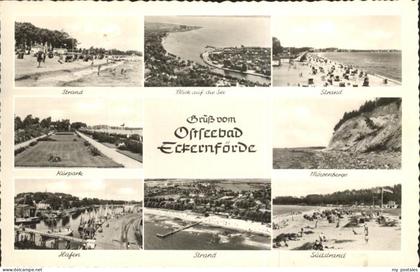 ECKERNFoeRDE Ostseebad Strand Seeblick Hafen Kurpark Moewenberge Hafen