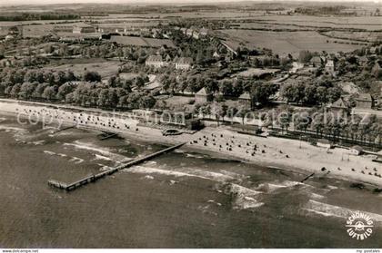 Eckernfoerde Strand Fliegeraufnahme