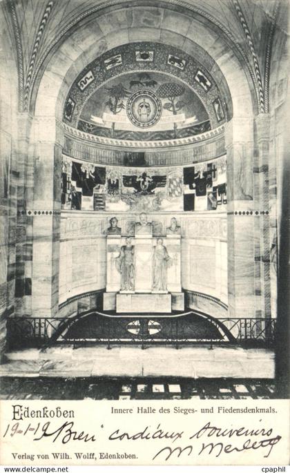 CPA Edenkoben Innere Halle des Sieges und Fiedensdenkmals