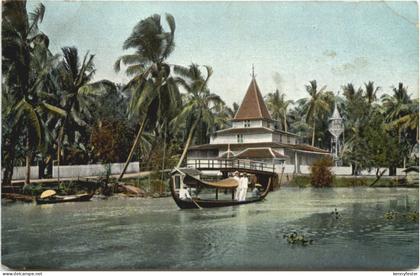 Indonesien - Mohammedaner Moschee am Fluß