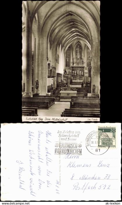 Ansichtskarte Eichstätt Dom, Mittelschiff 1969