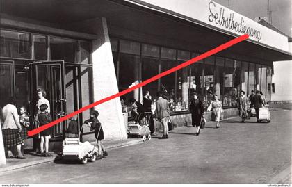 AK Stalinstadt Eisenhüttenstadt Selbstbedienungsladen Straße des Komsomol HO Konsum Kaufhalle a Guben Frankfurt Oder DDR